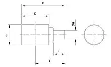 Поддерживающий каток на Hitachi EX55UR.3