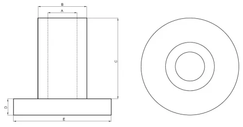 Втулка ковша 90*115*110 Втулка ковша 90*115*110
