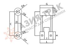 Трапеция ковша Komatsu PC100 Трапеция ковша Komatsu PC100