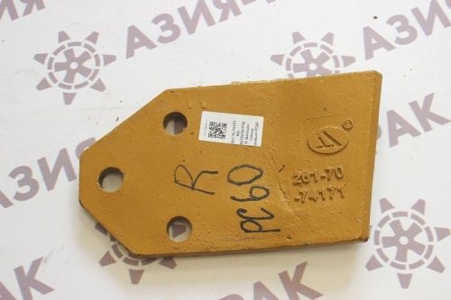 201-70-74171RH, 2017074171RH, Бокорез ковша правый PC60