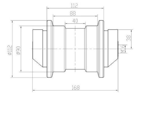 Опорный каток на IHI 30Z / IHI 40Z фото 2 Опорный каток на IHI 30Z / IHI 40Z фото 2