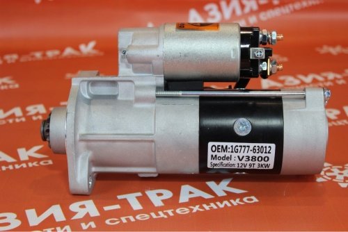 1G777-63012 Стартер BOBCAT S175/S185/S250 (V2200/V3300/3800) 12V/9T/3.6KW