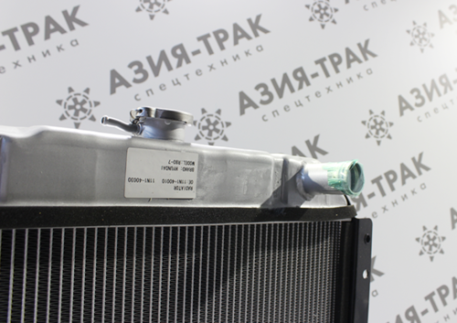 Радиатор охлаждения двигателя Hyundai R80-7/R80-7A AL+AL фото 3