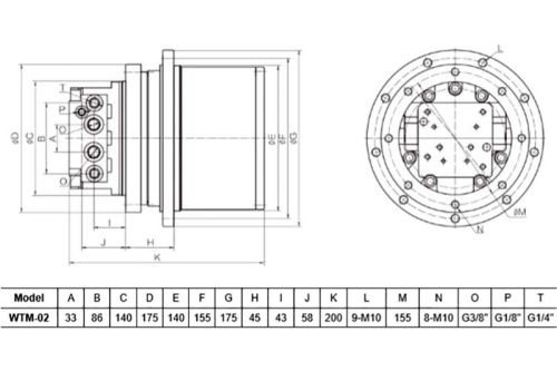 Редуктор хода WTM-02 фото 2 Редуктор хода WTM-02 фото 2