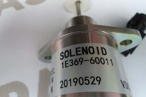 1E369-60011, Соленоид глушения ДВС, 12V фото 2 1E369-60011, Соленоид глушения ДВС, 12V фото 2