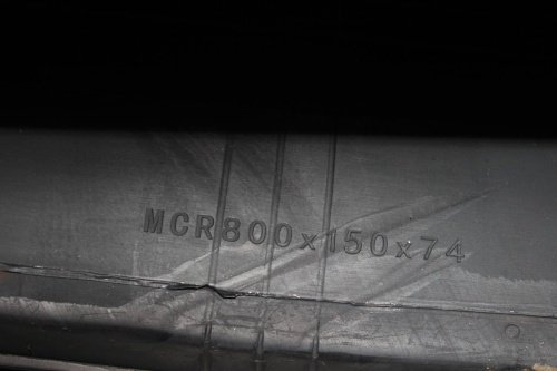 Резиновая гусеница 800x150x74 фото 5