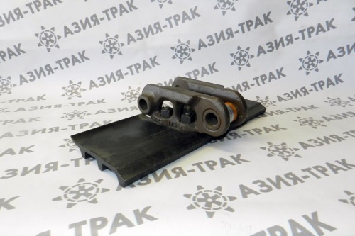 Звено цепи гусеничной с траком Komatsu PC100 (500mm) 86,4/102,4 с пальцем