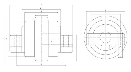 Поддерживающий каток на Doosan DH55(1) фото 2 Поддерживающий каток на Doosan DH55(1) фото 2