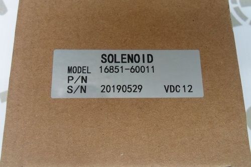 16851-60011, Соленоид глушения ДВС, 12V фото 6