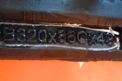 Резиновая гусеница 320x86x49B (C) фото 4 Резиновая гусеница 320x86x49B (C) фото 4