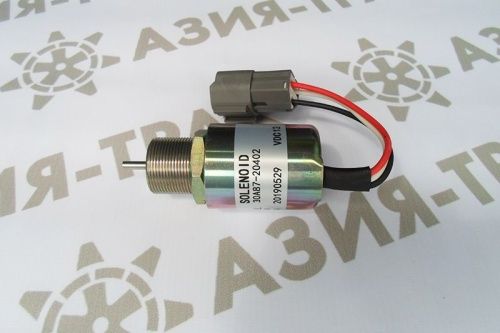 30A87-20402, Соленоид глушения ДВС, 12V
