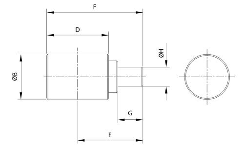 Поддерживающий каток на Hitachi EX55UR.3 фото 2