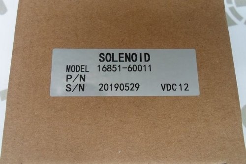 16851-60011, Соленоид глушения ДВС, 12V фото 6