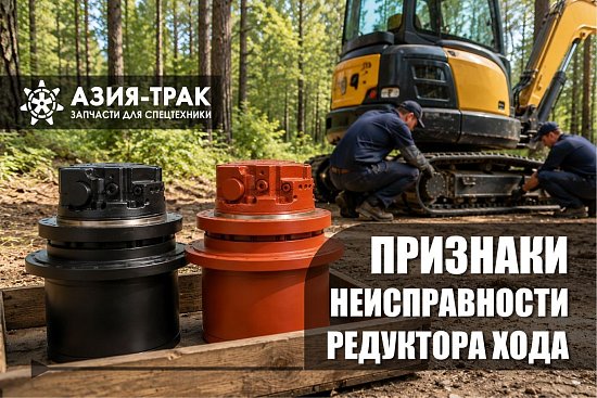 Признаки неисправности редуктора хода экскаватора