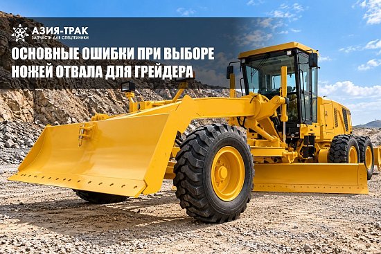 Ножи отвала для грейдеров: основные ошибки при выборе