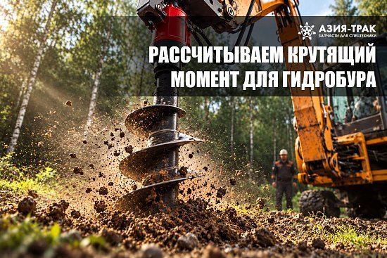 Как и зачем рассчитать крутящий момент для гидробура?