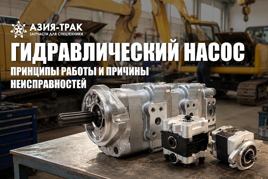 Гидравлический насос экскаватора: принцип работы и основные причины неисправностей