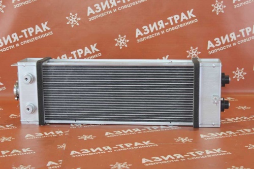 Радиатор охлаждения двигателя Komatsu PC45MR-3/PC50MR-2 AL+AL фото 5