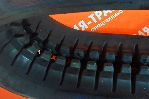 Резиновая гусеница 400x72,5x70K фото 3 Резиновая гусеница 400x72,5x70K фото 3